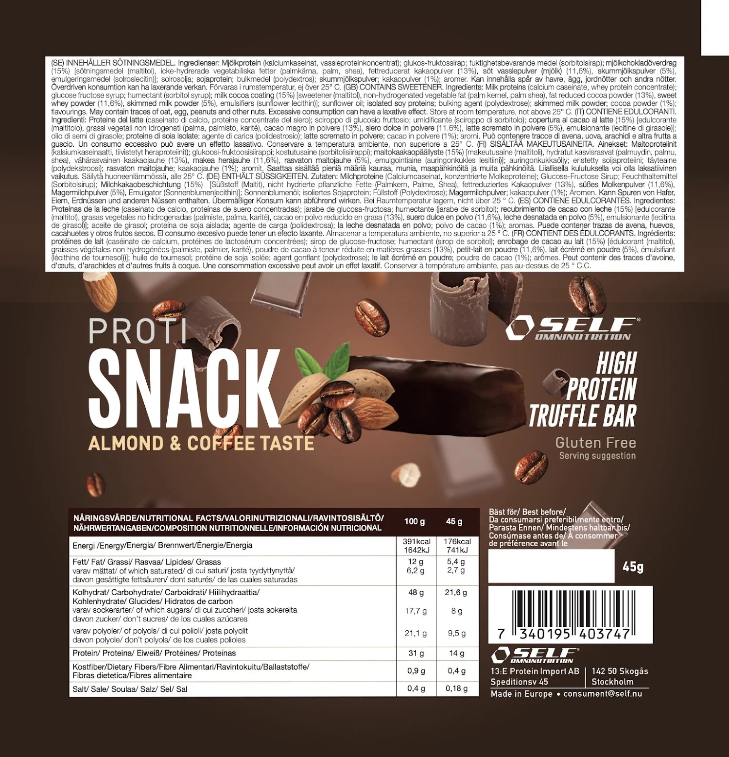 Proti Snack Protein Bar - NW