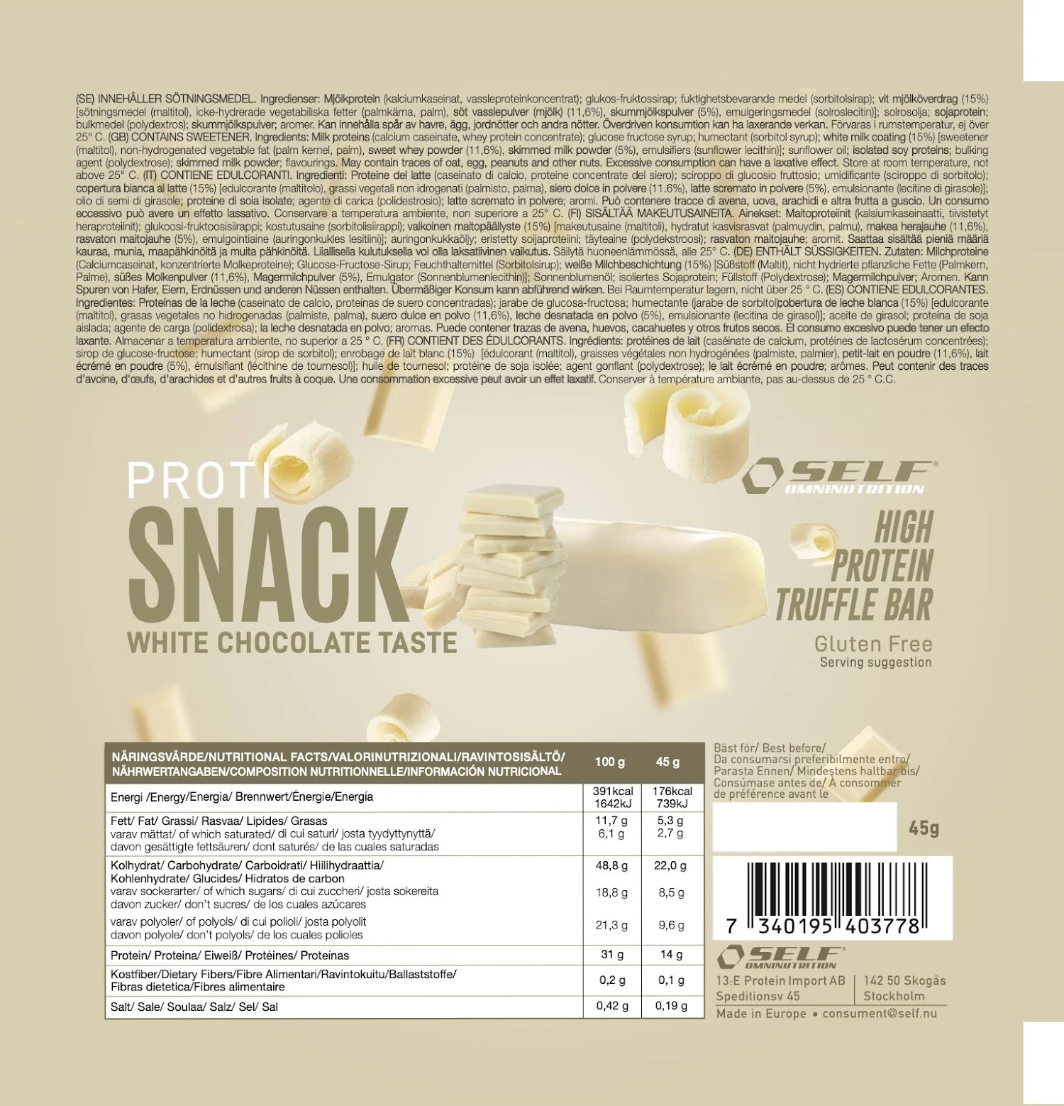 Proti Snack Protein Bar - NW