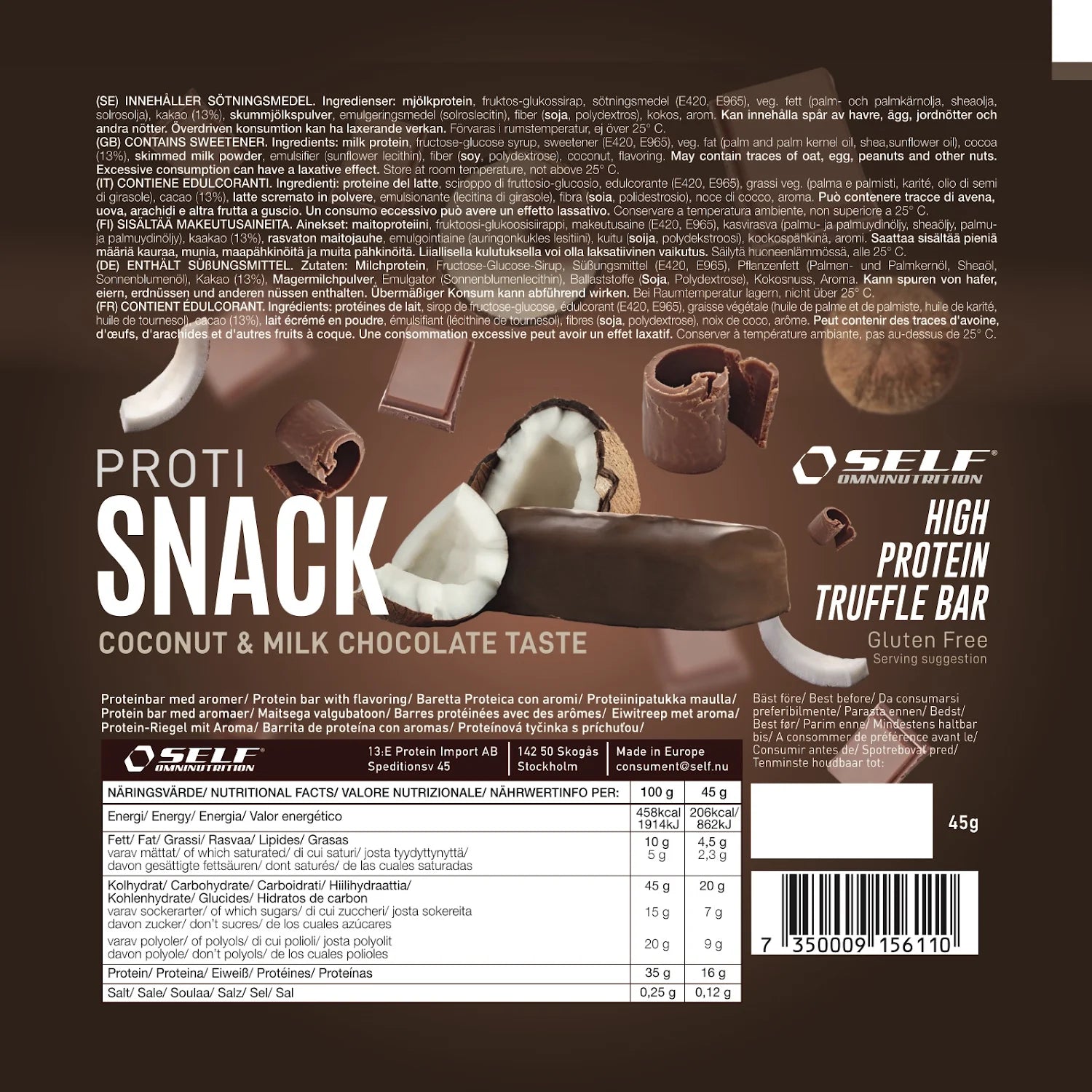 Proti Snack Protein Bar